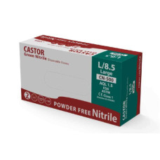 Castor CN500 Tek Kullanımlık Yeşil Eldiven